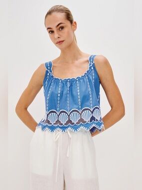 Rails Esperanza Top French Blue XS NWT